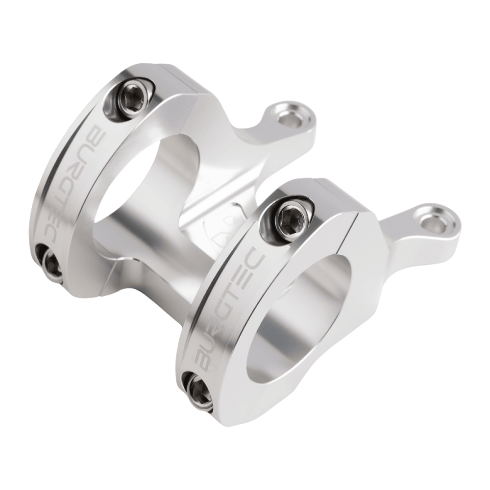 Burgtec Direct Mount MK3 Stem - 35mm Clamp - 45mm Reach - Rhodium Silver