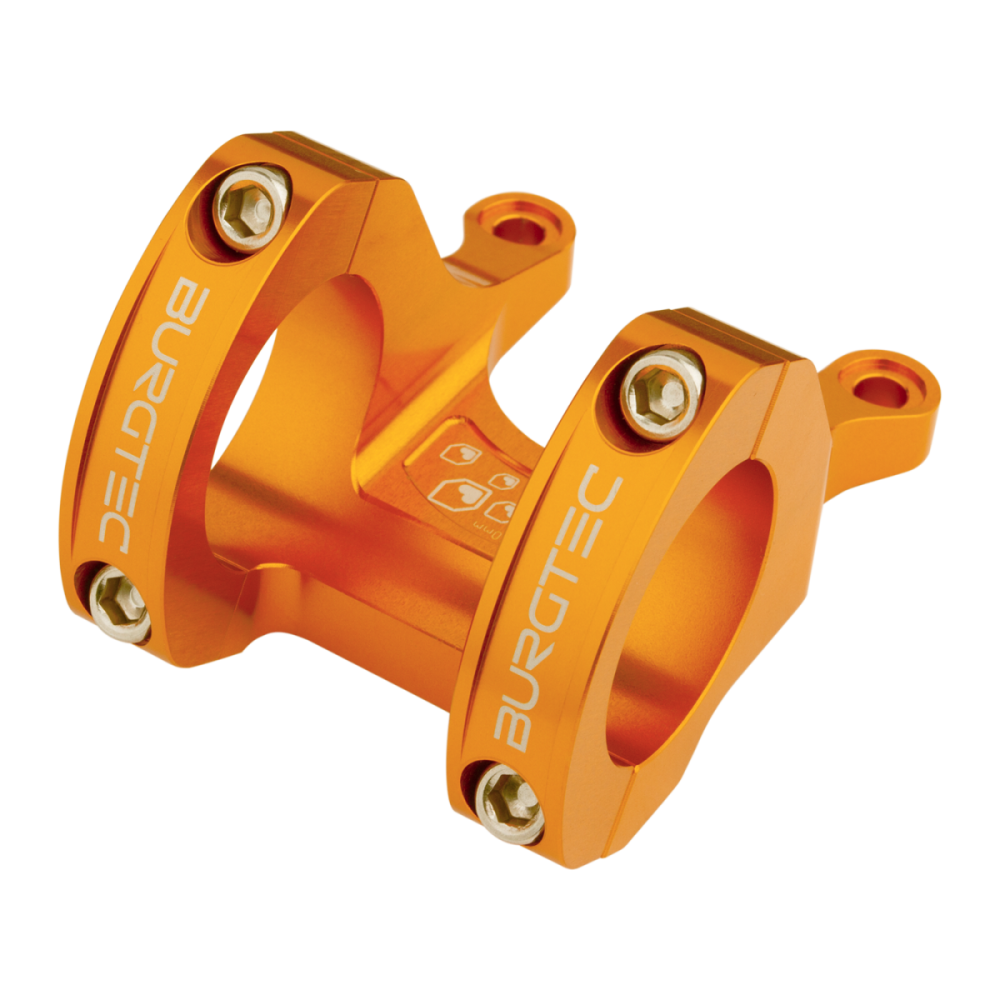 Burgtec Direct Mount MK3 Stem - 35mm Clamp - 50mm Reach - Iron Bro Orange