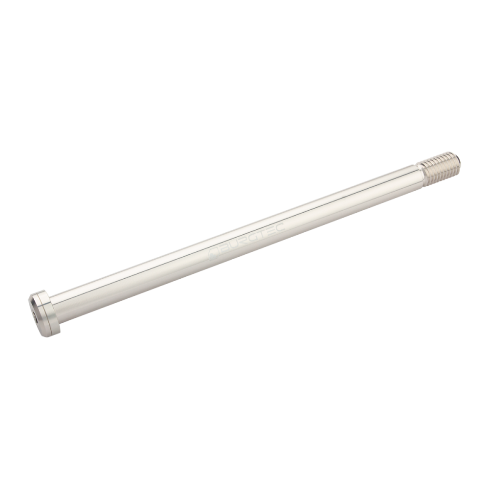 Burgtec Trek 198.5mm Rear Axle - Rhodium Silver
