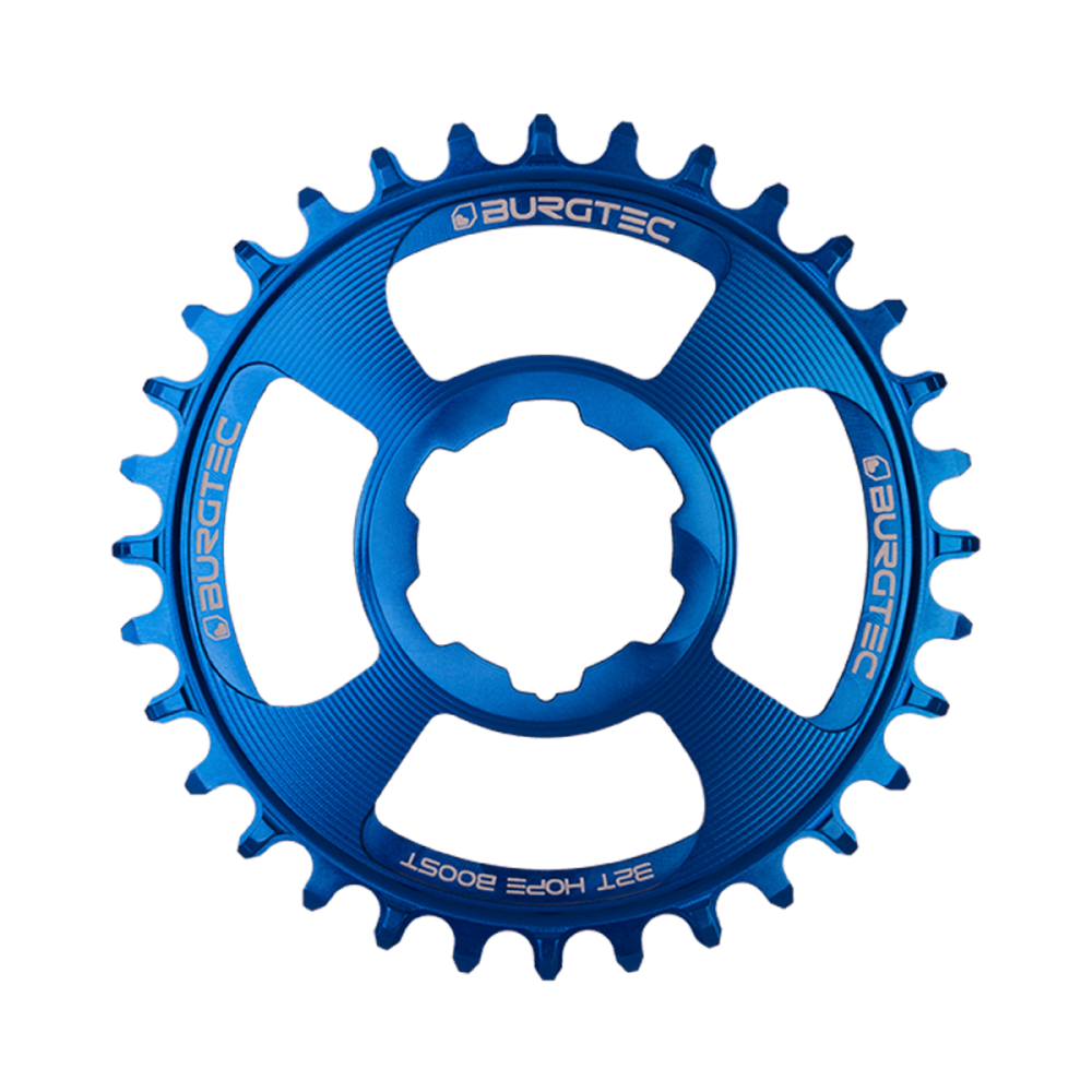 Burgtec Thick Thin Chainring for Hope Boost Direct Mount - 32T - Deep Blue