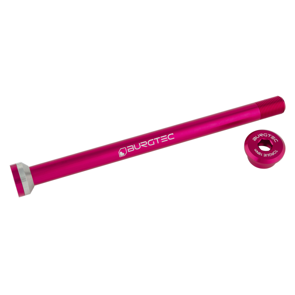 Burgtec Transition 171mm Rear Axle - Toxic Barbie Pink