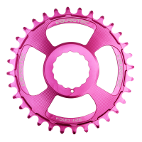 Burgtec 3mm Offset Thick Thin Chainring for Race Face Cinch - 28T - Purple Rain