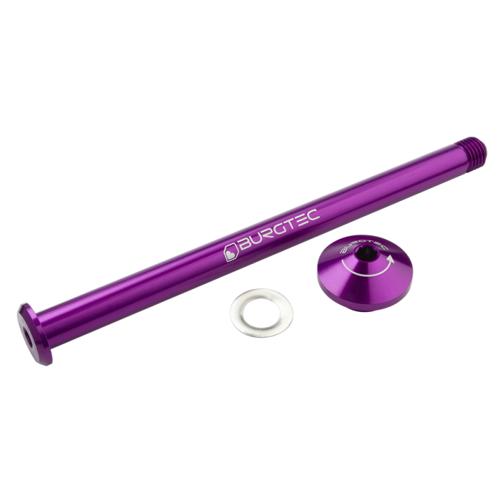 Burgtec Yeti 171mm Rear Axle - Purple Rain