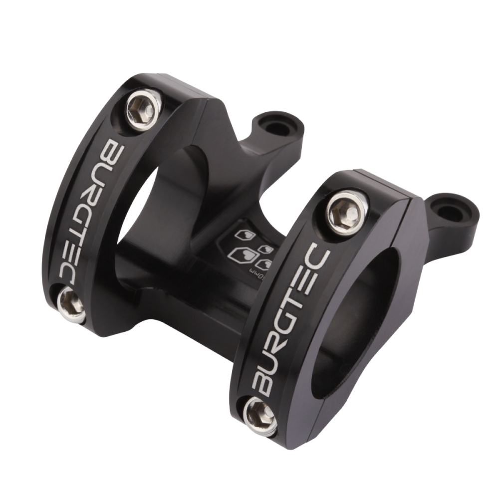 Burgtec Direct Mount MK3 Stem - 31.8mm Clamp, Burgtec Black, 45mm Reach