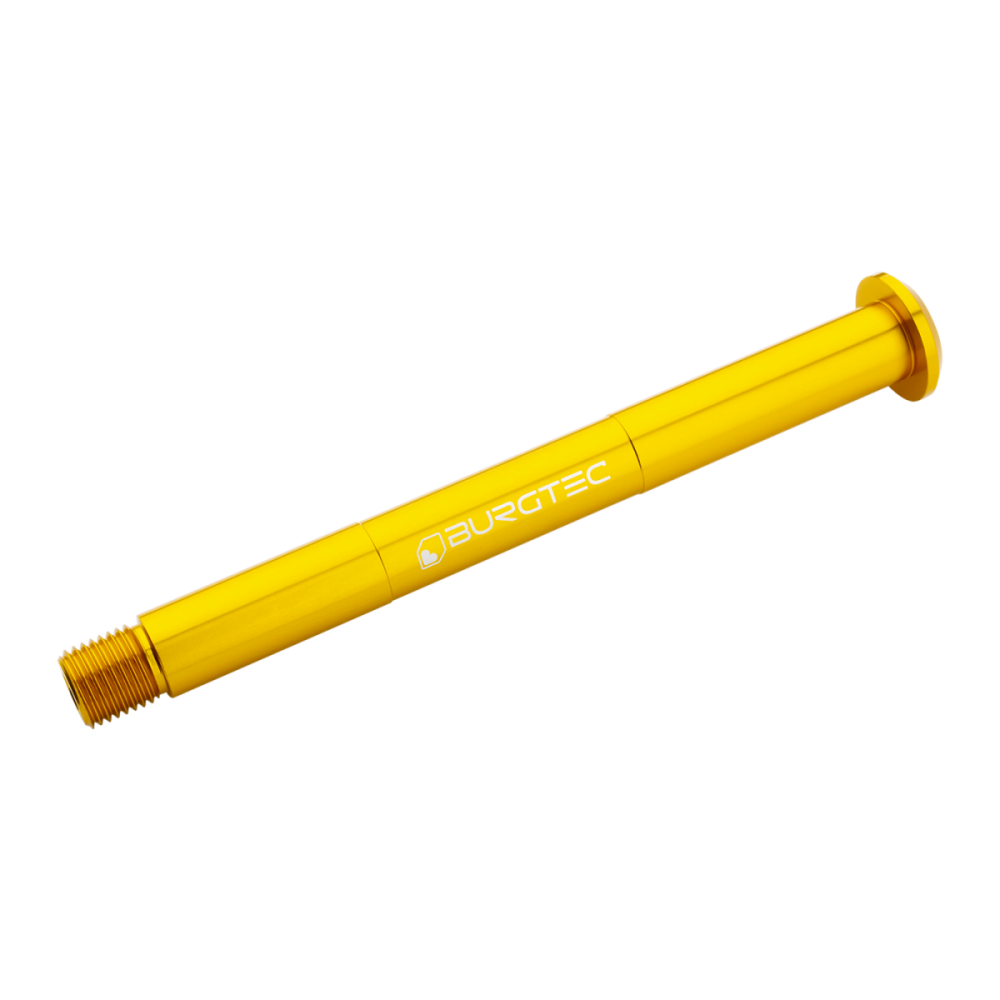 Burgtec Fox Kabolt 110 Fork Axle - Bullion Gold, Burgtec Bullion Gold