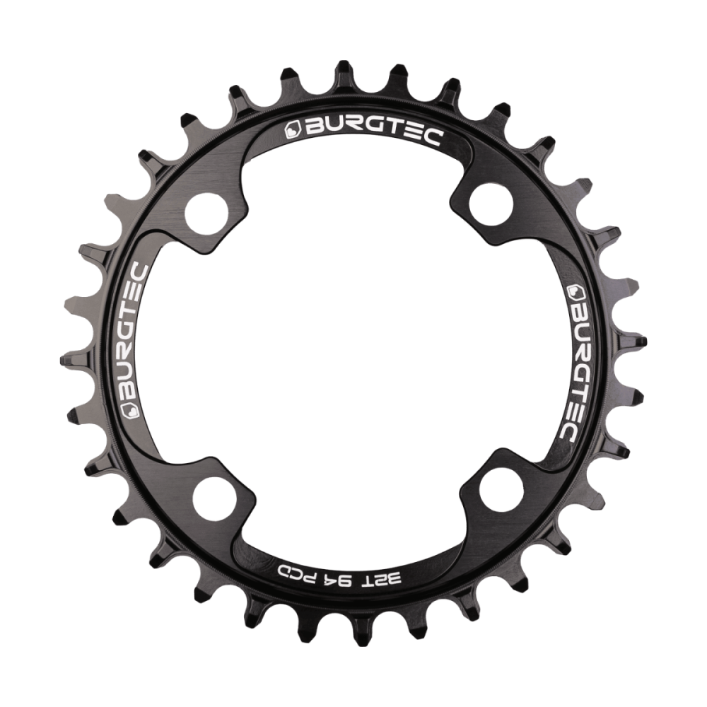 Burgtec 94mm BCD Thick Thin Chainring, Burgtec Black, 34T