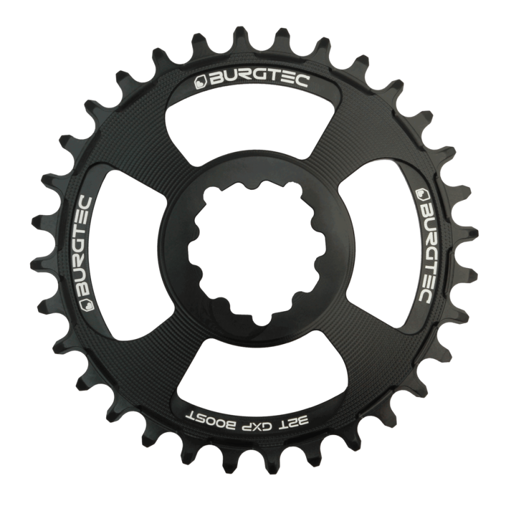 Burgtec 3mm Offset Thick Thin Chainring for SRAM 3-Bolt - 28T