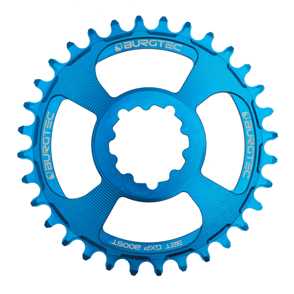 Burgtec 3mm Offset Thick Thin Chainring for SRAM 3-Bolt - 34T