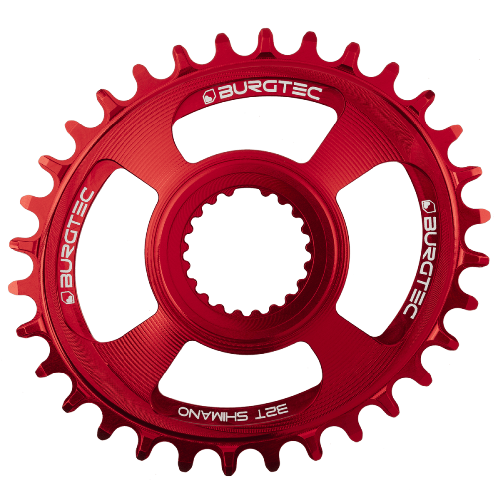 Burgtec Oval Shimano Direct Mount Thick Thin Chainring - 32T - Kash Bronze