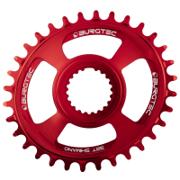 Burgtec Oval Shimano Direct Mount Thick Thin Chainring - 32T - Kash Bronze
