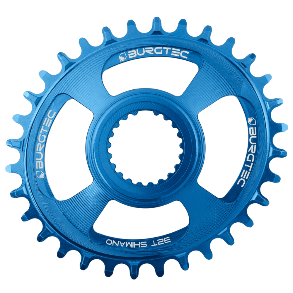 Burgtec Oval Shimano Direct Mount Thick Thin Chainring - 32T - Kash Bronze