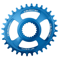 Burgtec Oval Shimano Direct Mount Thick Thin Chainring - 32T - Kash Bronze