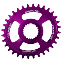 Burgtec Oval Shimano Direct Mount Thick Thin Chainring - 32T - Kash Bronze