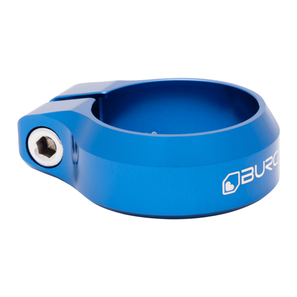 Burgtec Seat Clamp - 38.6mm Diameter - Deep Blue