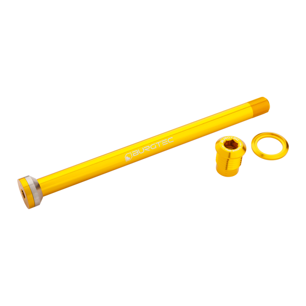 Burgtec Canyon 173mm Rear Axle - Bullion Gold, Burgtec Bullion Gold