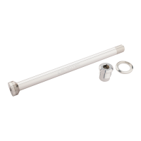 Burgtec Canyon 173mm Rear Axle - Rhodium Silver