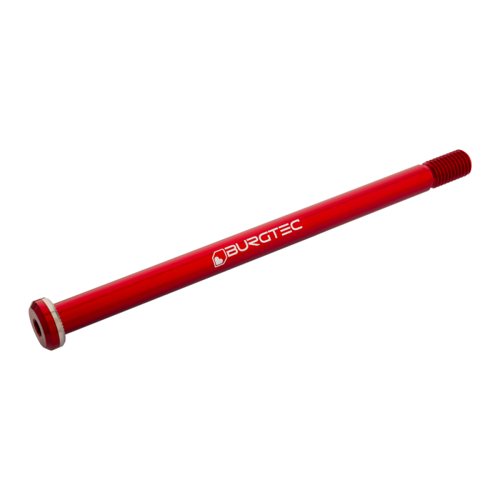 Burgtec 188mm x 12mm 1.75mm Pitch Rear Axle - Race Red