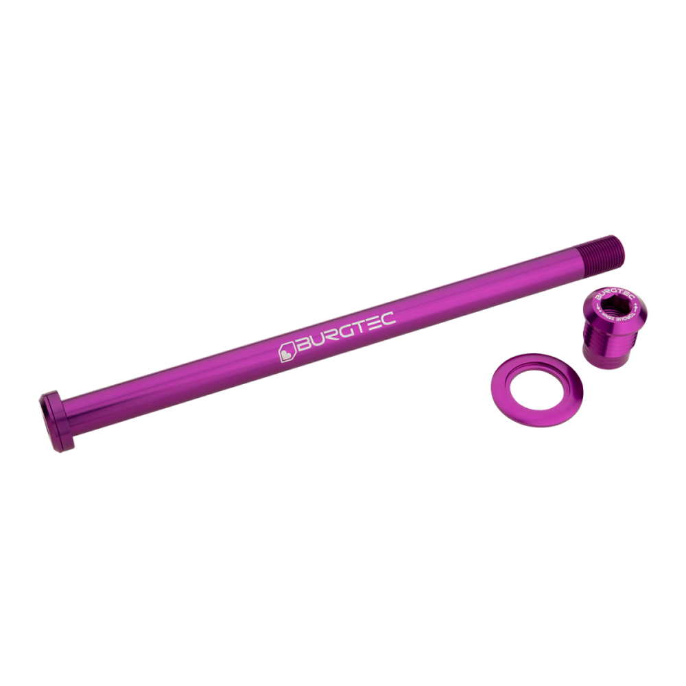 Burgtec Trek Session 194mm Rear Axle Toxic Barbie Pink