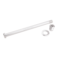 Burgtec Trek Session 194mm Rear Axle Toxic Barbie Pink
