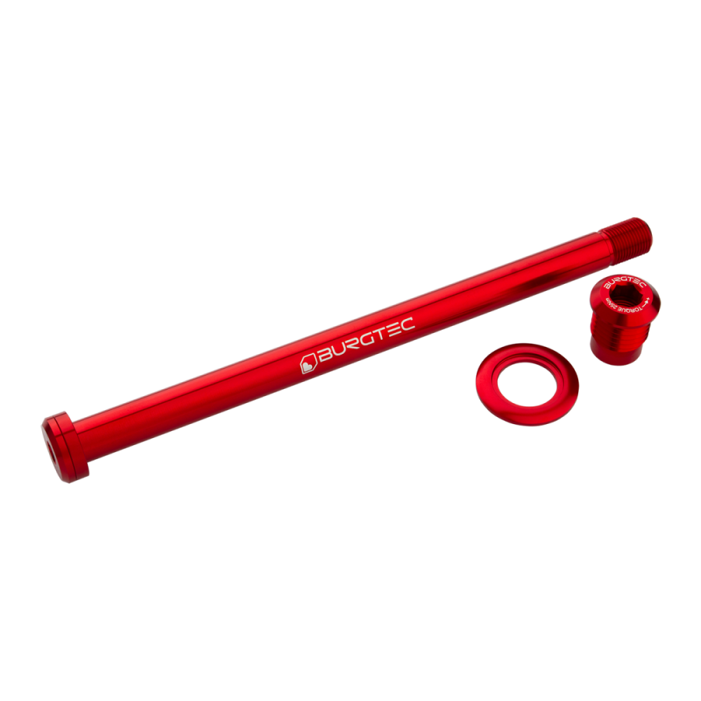 Burgtec Trek 184.5mm Rear Axle Bullion Gold, Burgtec Bullion Gold
