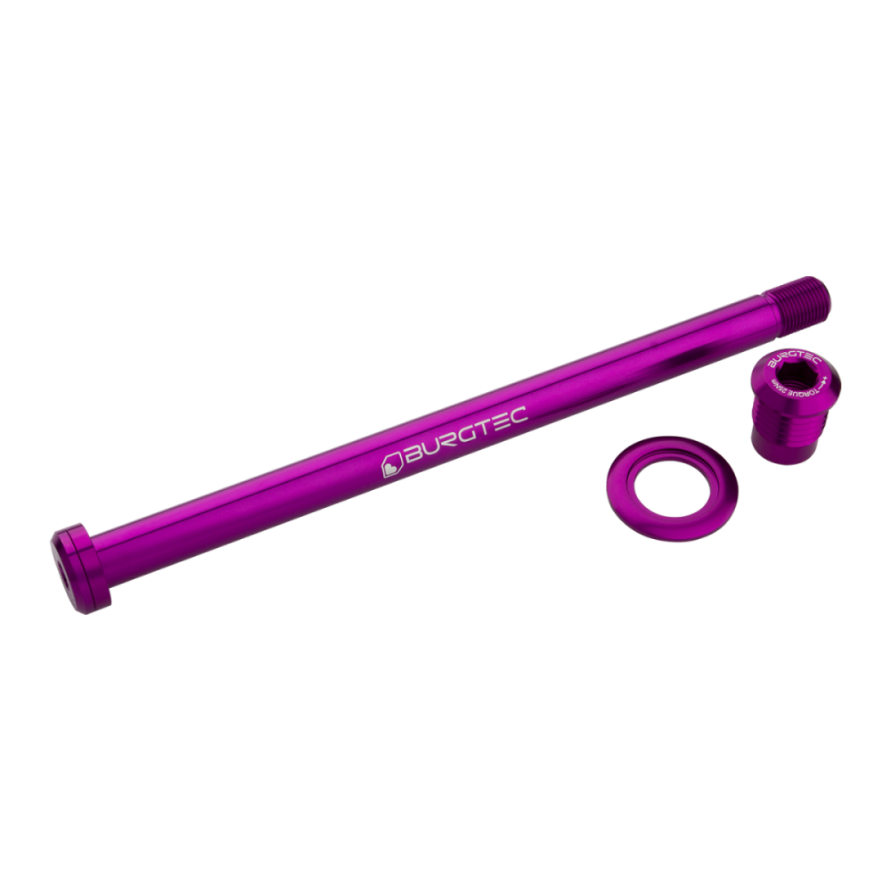 Burgtec Trek 184.5mm Rear Axle Bullion Gold, Burgtec Bullion Gold