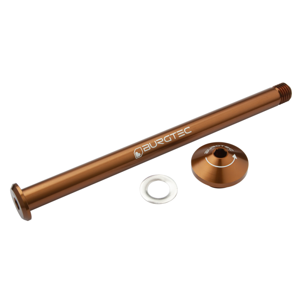 Burgtec Yeti 171mm Rear Axle - Colorado Blue
