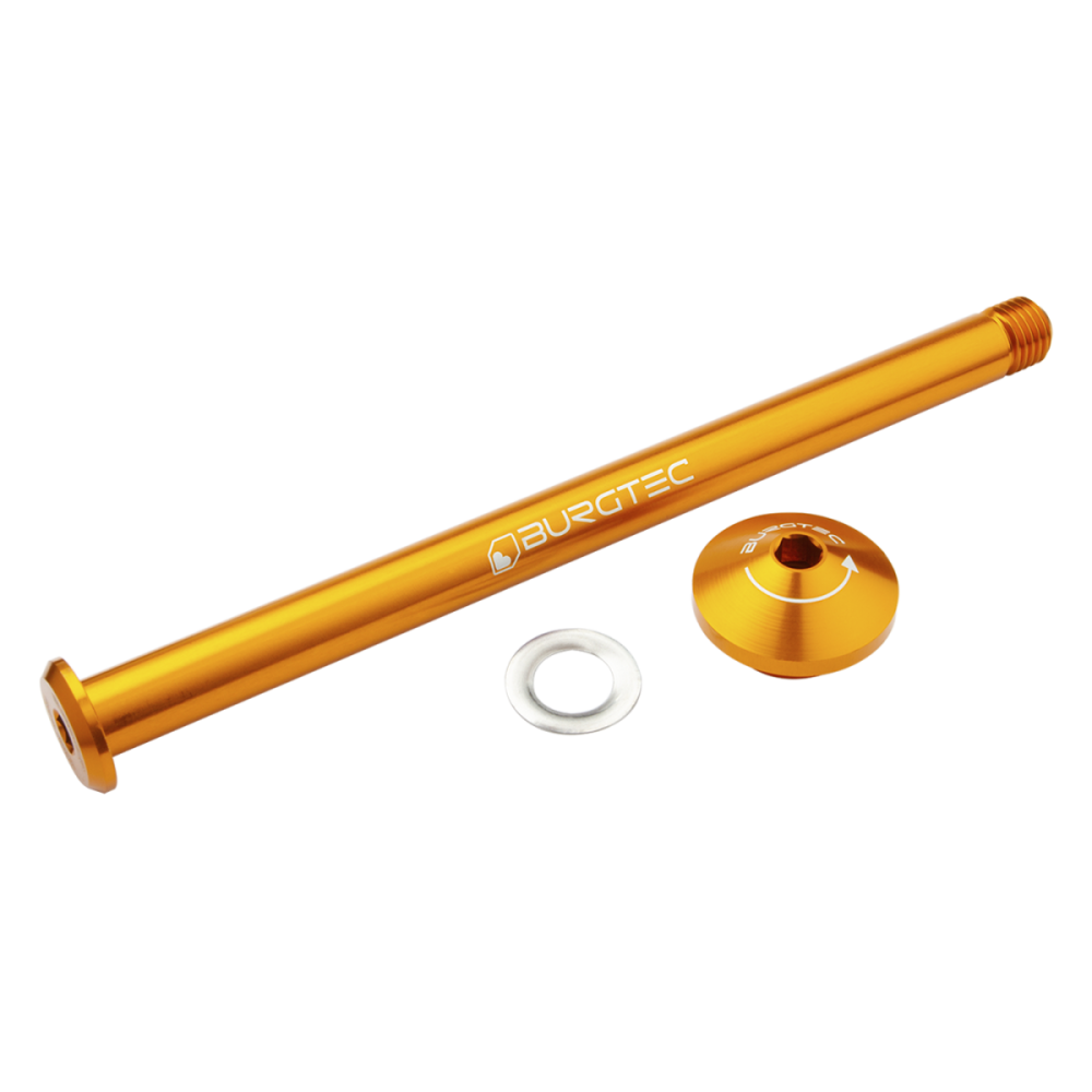 Burgtec Yeti 171mm Rear Axle - Colorado Blue