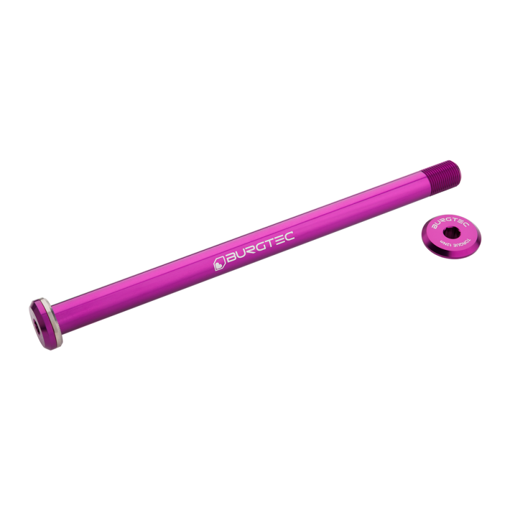 Burgtec Santa Cruz V10 182mm Rear Axle - Toxic Barbie Pink