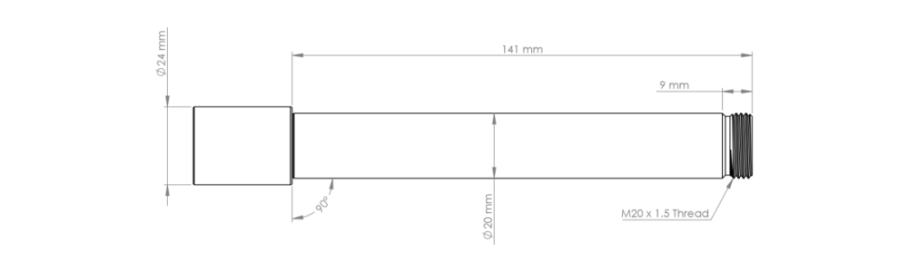 Burgtec Öhlins DH38 Fork Axle - Kash Bronze