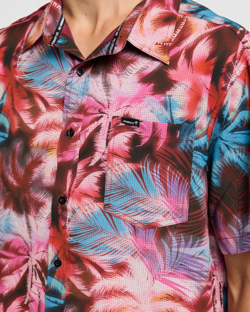 Dharco Mens Tech Party Shirt | Nebula, L
