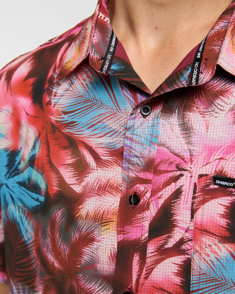 Dharco Mens Tech Party Shirt | Nebula, L