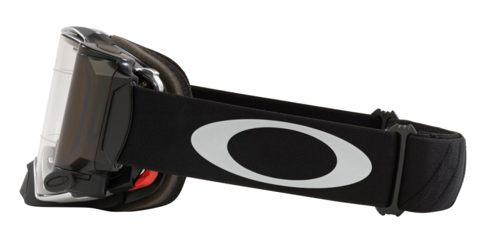 Oakley Airbrake MTB Tuff Blocks Gunmetal Black / Clear + Roll Off