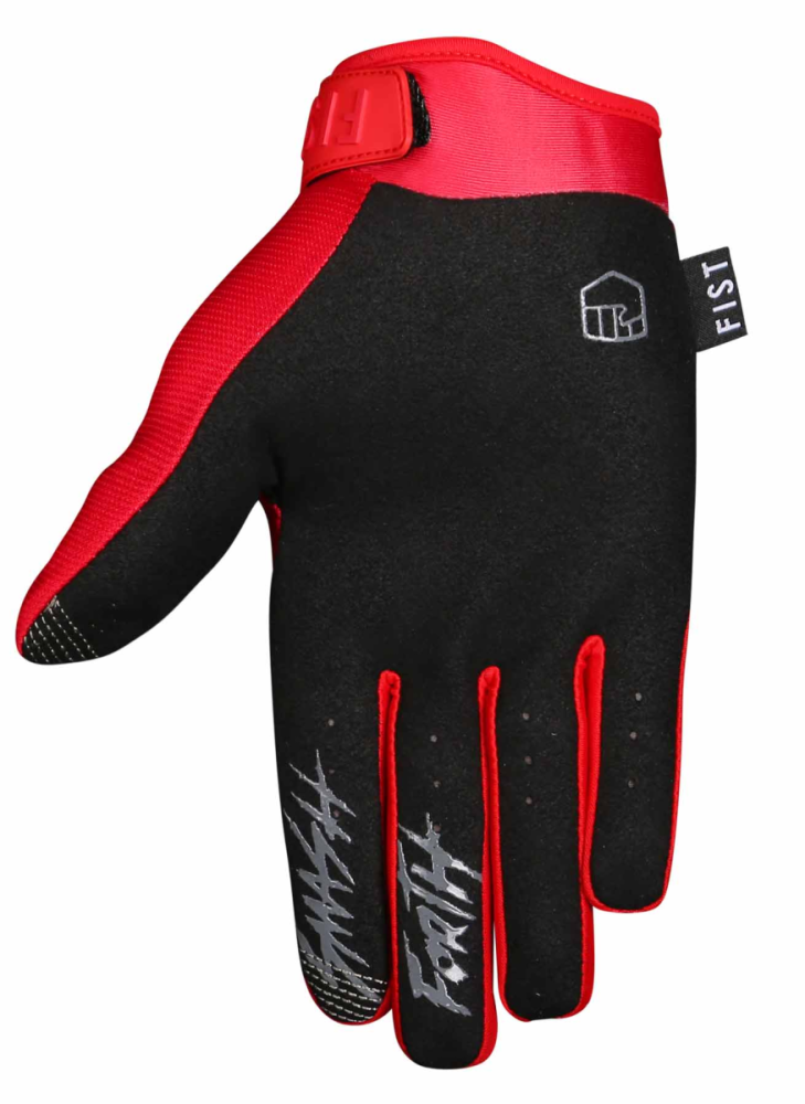 Fist Handwear FIST Strapped Glove Red Stocker XS