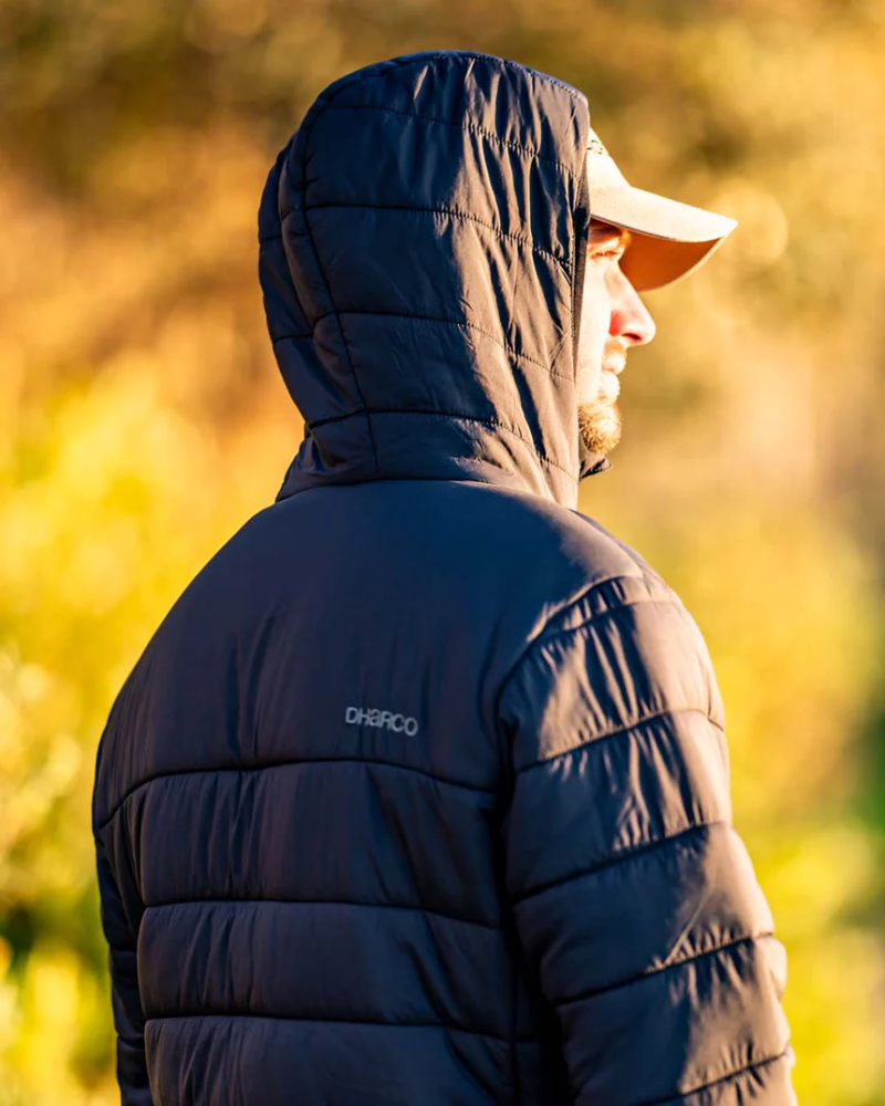 Dharco Mens Roam Puffer Jacket | Black, 2XL