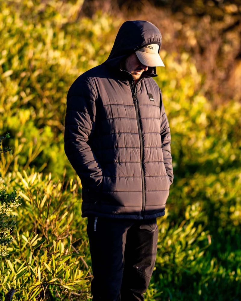 Dharco Mens Roam Puffer Jacket | Black, 2XL