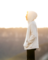 Dharco Unisex Hoodie | Bone, M