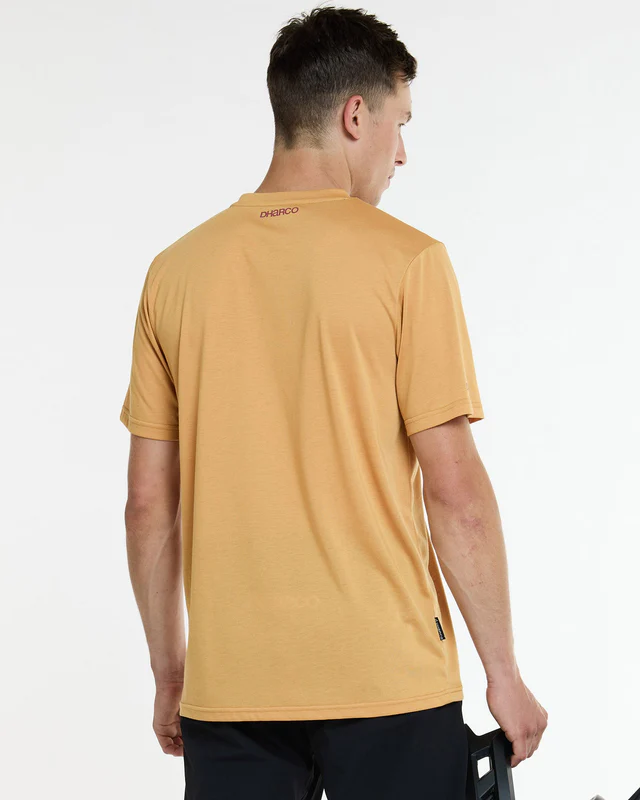 Dharco Mens Short Sleeve Tech Tee | Golden, L