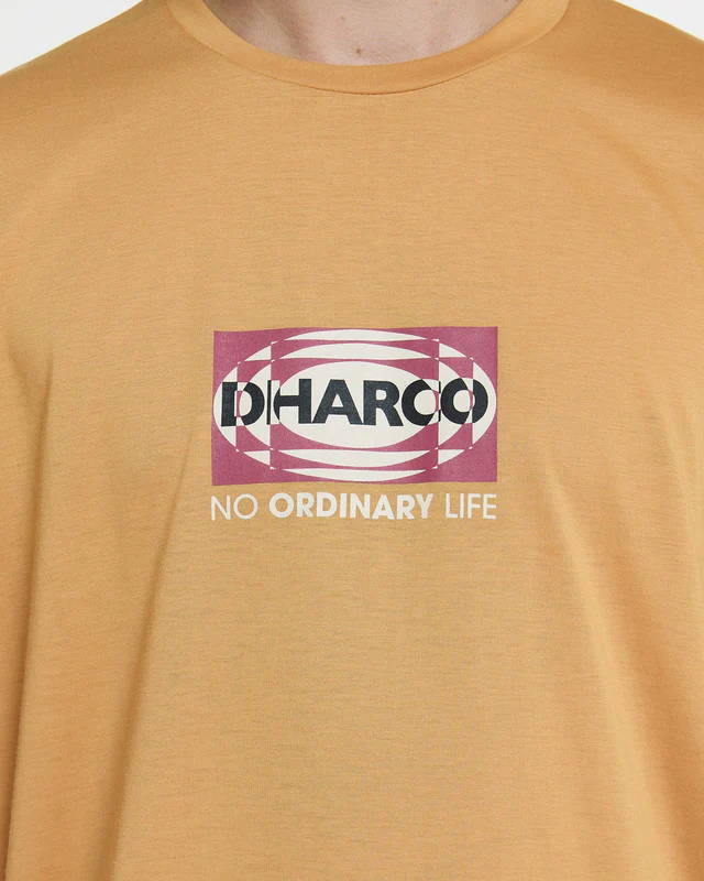Dharco Mens Short Sleeve Tech Tee | Golden, L