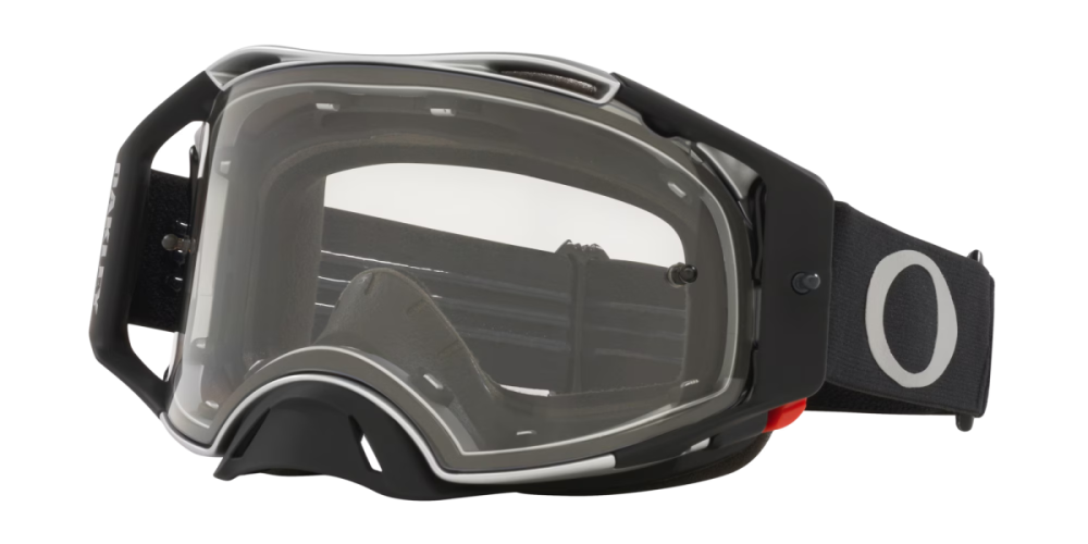 Oakley Airbrake MX Tuff Blocks Gunmetal / Clear