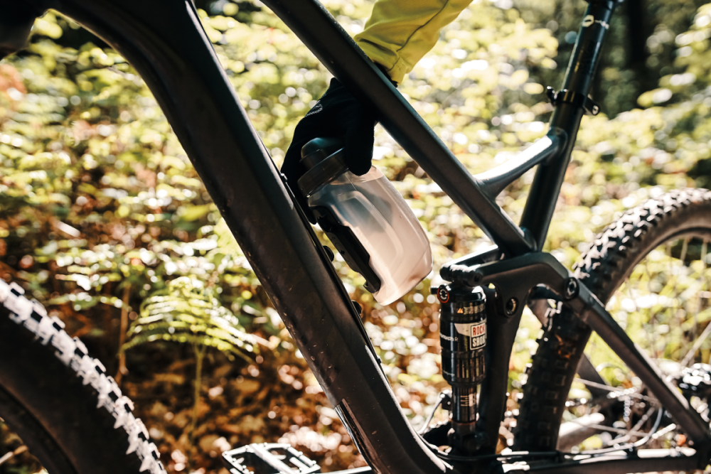 Fidlock TWIST Ersatz-Trinkflasche 450 ml (ohne Bottle Connector, ohne Bike Base). Transparent Black.
