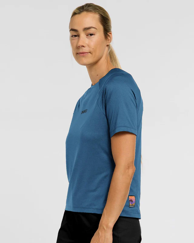 Dharco Womens Ather Short Sleeve Jersey | Morrocan Blue