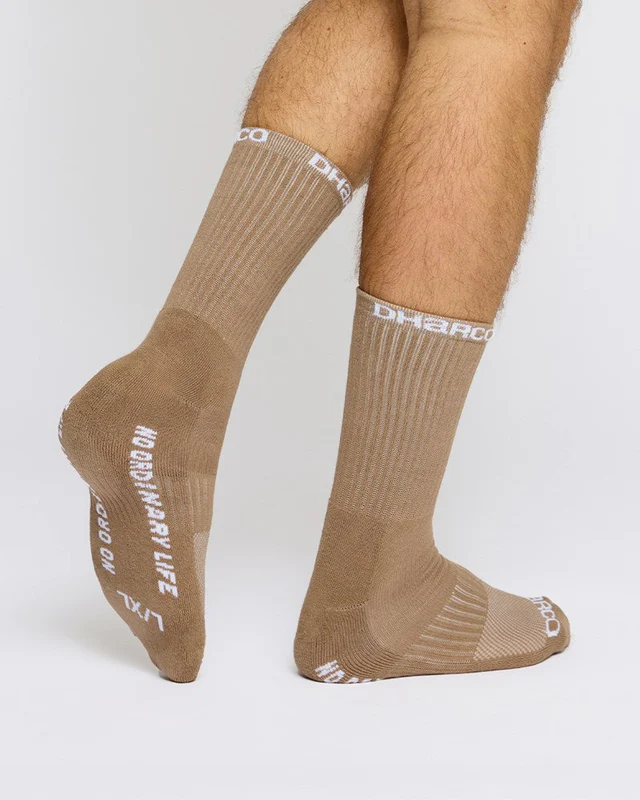 Dharco Crew Socks | Dust, L/XL