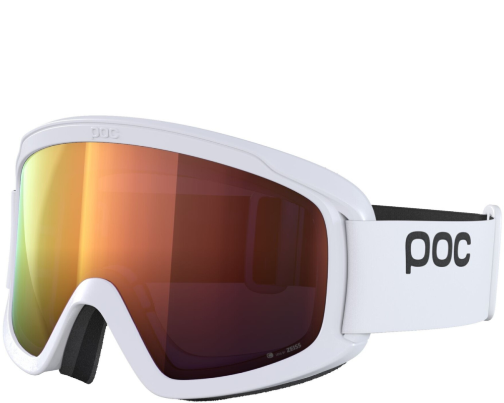 POC Opsin - Hydrogen White, Hydrogen White/Partly Sunny Orange, One Size
