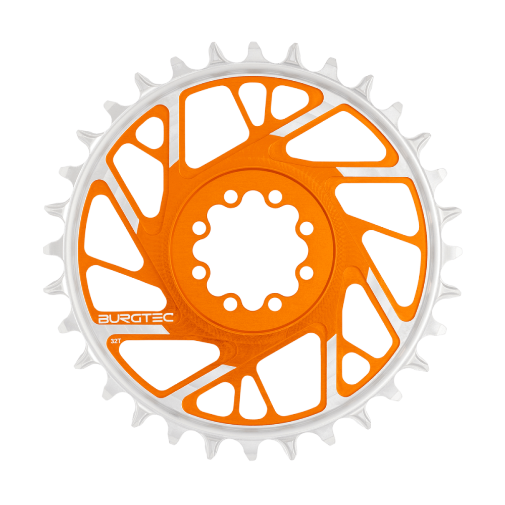 Burgtec 3mm Offset Thick Thin Chainring for SRAM 8-Bolt - 34T - Kash Bronze