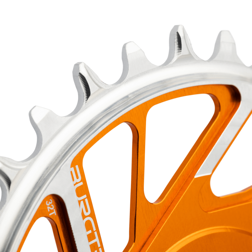 Burgtec 3mm Offset Thick Thin Chainring for SRAM 8-Bolt - 28T - Black, Burgtec Black