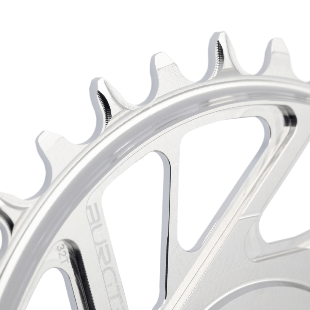 Burgtec 3mm Offset Thick Thin Chainring for SRAM 8-Bolt - 28T - Black, Burgtec Black